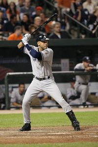 Derek Jeter batting image from Wikipedia.